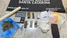 Casal é preso por tráfico de drogas na SC-161