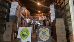 Ação conjunta apreende carga milionária de vinhos argentinos contrabandeados