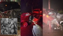 Acidente mata casal, dois filhos e amigo da família no Oeste de Santa Catarina