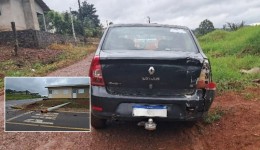Motorista colide contra poste, deixa local do acidente e admite ter ingerido bebida alcoólica