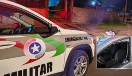 Homem é preso após agredir mulher, tentar incendiar carro e ameaçar testemunha