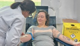 Hemosc realiza coleta de sangue e alerta para estoques baixos