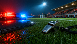 Ameaças contra arbitragem interrompem partida de futebol