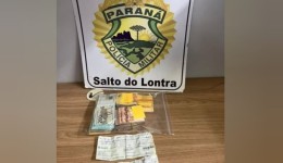 PM recupera R$ 14 mil furtado em supermercado e prende ladrão