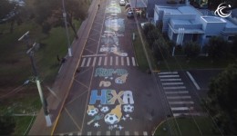 Rua Saldanha da Gama vira cartão-postal da Copa após dias de trabalho em Dionísio Cerqueira