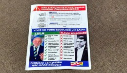 Vereador denuncia distribuição de panfletos com fake news eleitorais e anuncia representação à Polícia Federal