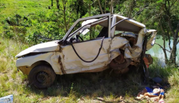 Homem é encontrado morto em açude após acidente na SC-150
