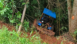 Adolescente de 17 anos morre em acidente com trator em fazenda