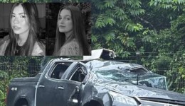 Jovens morrem após capotamento na BR-101 em SC; motorista e passageiro deixaram local do acidente