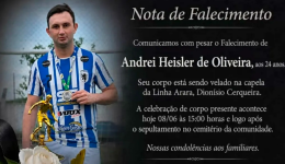 Comunicamos o falecimento de Andrei Heisler de Olivera