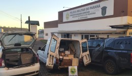 BPFRON apreende mais de 500 garrafas de vinho argentino e dois veículos
