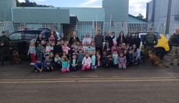 BPFRON participa do encerramento do Proerd Kids em escola municipal