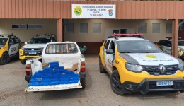 Homem é preso com 32 kg de maconha escondidos em veículo