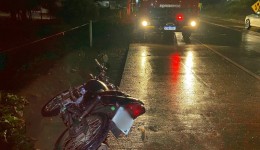 Homem e mulher são encaminhados ao hospital após colisão frontal na BR-163
