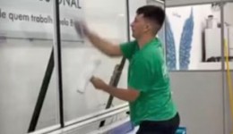 Paranaense busca título mundial de melhor limpador de vidros em competição nos EUA