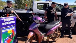 Motocicleta roubada no Brasil é recuperada na Argentina após manobras perigosas