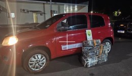 PMPR apreende mais de 80 quilos de maconha após perseguição na BR-163