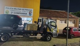 Dois veículos e mais de 1,4 mil maços de cigarros são apreendidos