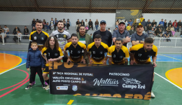 Nacional de Dionísio Cerqueira está na final do regional de futsal em Campo Erê