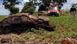 Perseguição a carro com alerta de furto termina com um morto e outro ferido na BR-369