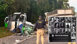Prefeitura divulga fotos e nomes das vítimas de acidente que deixou 23 mortos no Paraná