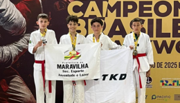 Atletas de Maravilha conquistam ouro e bronze no Supercampeonato Brasileiro de Taekwondo