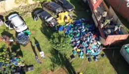 Polícia do Paraguai apreende 89 toneladas de maconha perto do Paraná