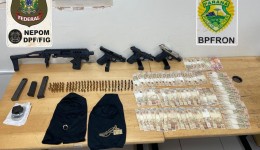Cinco pessoas são detidas e armas são apreendidas durante operação do BPFRON