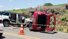 Duas pessoas morrem em grave acidente na PR-180