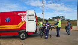 Menino de 8 anos fica ferido após ser atropelado enquanto estava de bicicleta