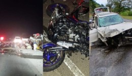 Fim de semana violento nas rodovias de SC tem 12 mortes e BR-282 como palco de acidente fatais