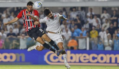 Santos e São Paulo ficam no empate em clássico equilibrado na Vila Belmiro
