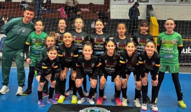 Guarujá do Sul assume a liderança do Estadual Sub-10 Feminino de Futsal