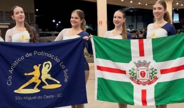 Patinadoras de São Miguel do Oeste conquistam bronze no Troféu Brasil