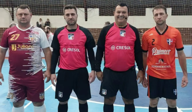 Rodada do Veterano movimenta o Campeonato Municipal de Futsal