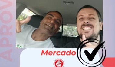 Aos 39 anos, zagueiro do Inter Gabriel Mercado é aprovado na autoescola