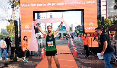 A 1ª Corrida Laranja foi uma grande confraternização