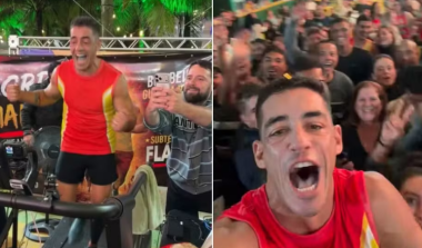 Guarda-vidas brasileiro bate recorde mundial ao correr 201 km em esteira durante 24 horas