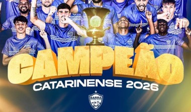 Barra é campeão catarinense após vencer a Chape no agregado