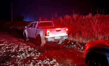 Polícia Militar recupera camioneta furtada no Uruguai e prende motorista