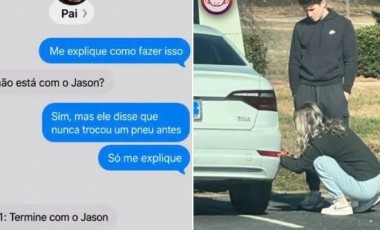 Pai aconselha filha a terminar namoro após namorado não saber trocar pneu