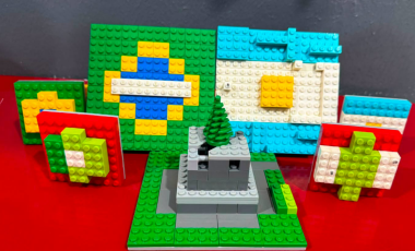 Alunos recriam pontos turísticos de Dionísio Cerqueira em atividade da Oficina Maker