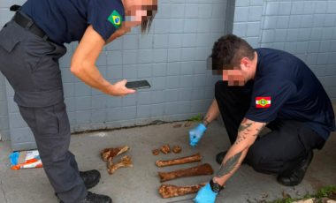Ossada encontrada em Pinhalzinho não era humana, esclarece Polícia Civil