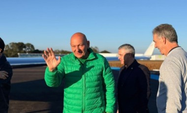 Luciano Hang visita terreno da futura megaloja Havan em São Miguel do Oeste
