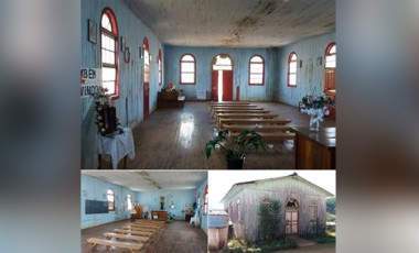 Igreja de Linha Progresso, inicia reforma para preservar patrimônio histórico