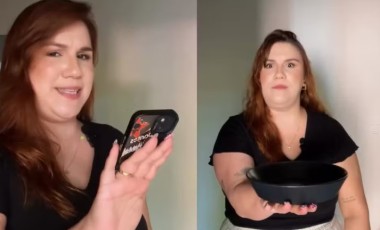 Condição rara impede artista de virar as mãos e improviso chama atenção nas redes