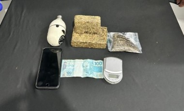 Homem é preso com mais de meio quilo de maconha no Bairro São Jorge