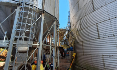 Trabalhador morre e outro fica gravemente ferido após acidente em silo