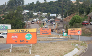 BR-163 terá bloqueio total em Guaraciaba nesta quinta-feira para avanço de obras