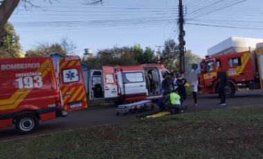 Idosa é atropelada no Bairro Floresta e encaminhada ao hospital